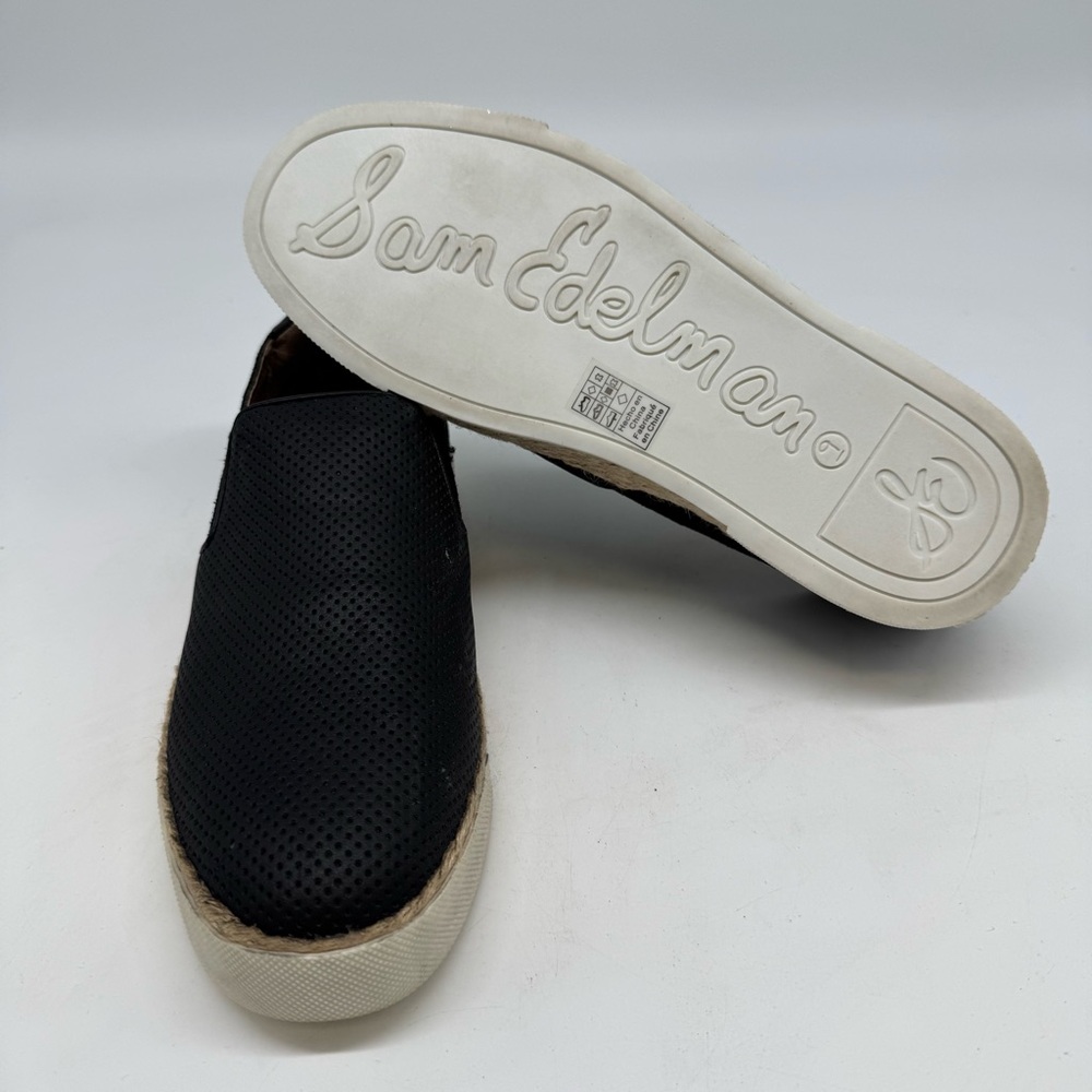 Sam Edelman Women’s Black Slip-On Sneakers – Size 9M - Picture 6 of 8